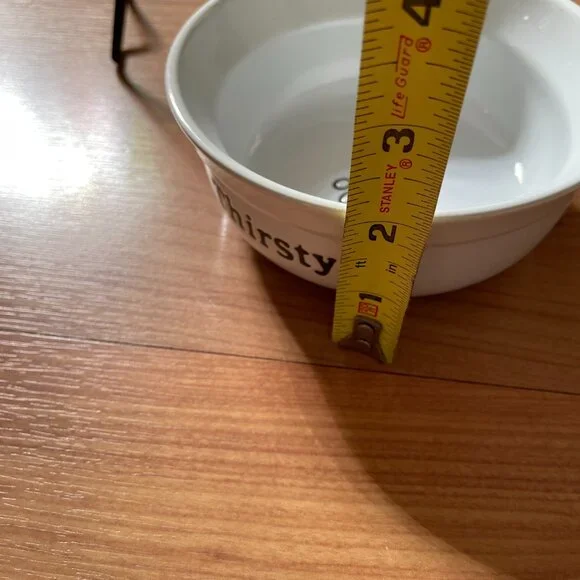 Ceramic Stoneware Bowls and Metal Stand for Cat or Small Dog. NEW, NEVER USED! - Picture 8 of 14